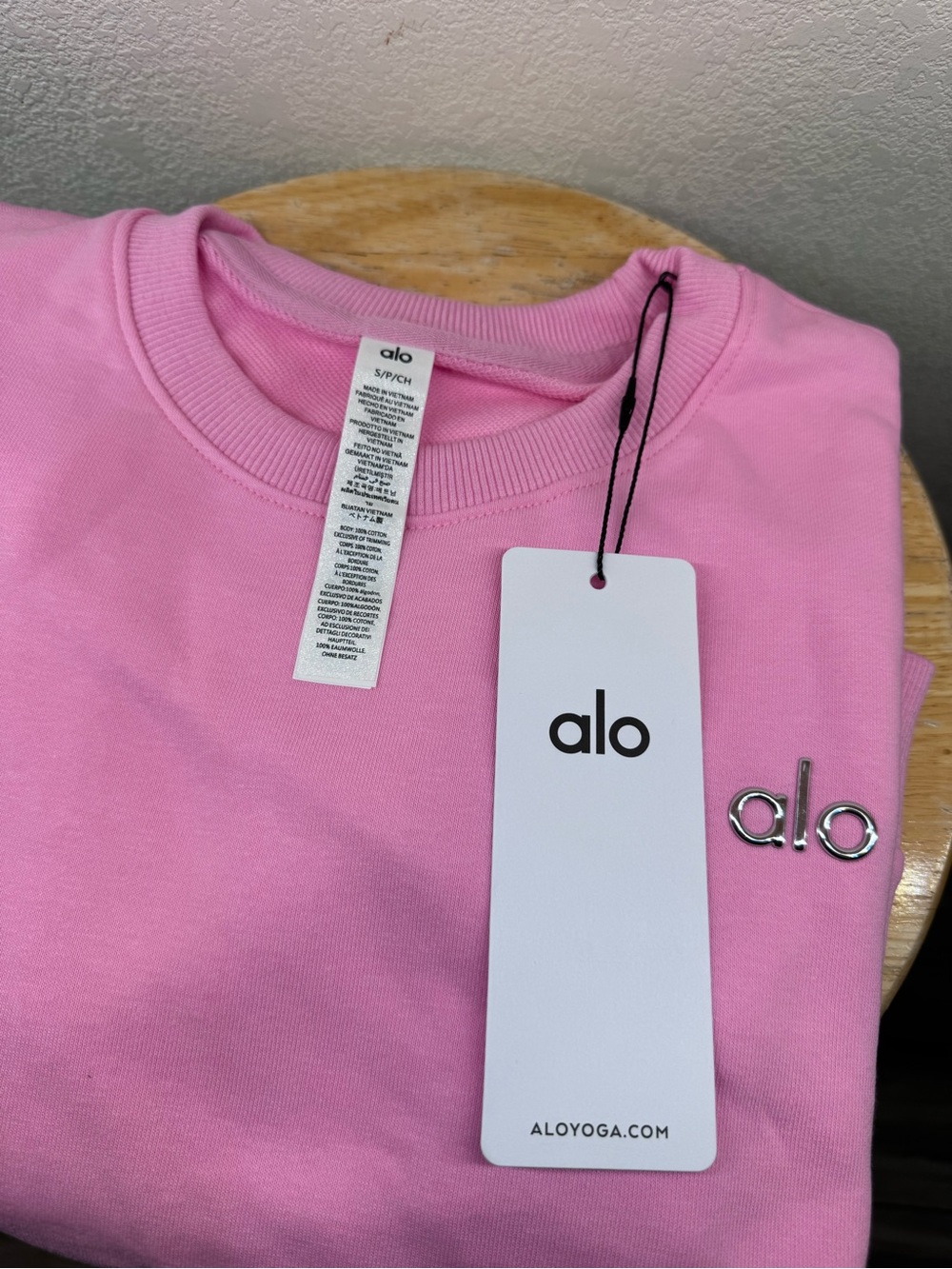 ALO Yoga Pink Drawstring Sweatpants for Women